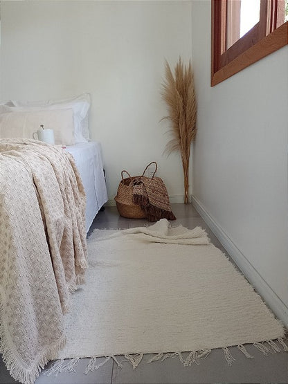 Tapete Beira Cama Felpudo cru 80 x 140 cm