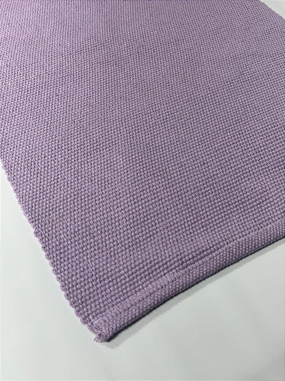 Tapete passadeira de linha liso lilas 50 x 150 cm